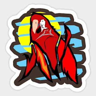 Parrot Design Sticker